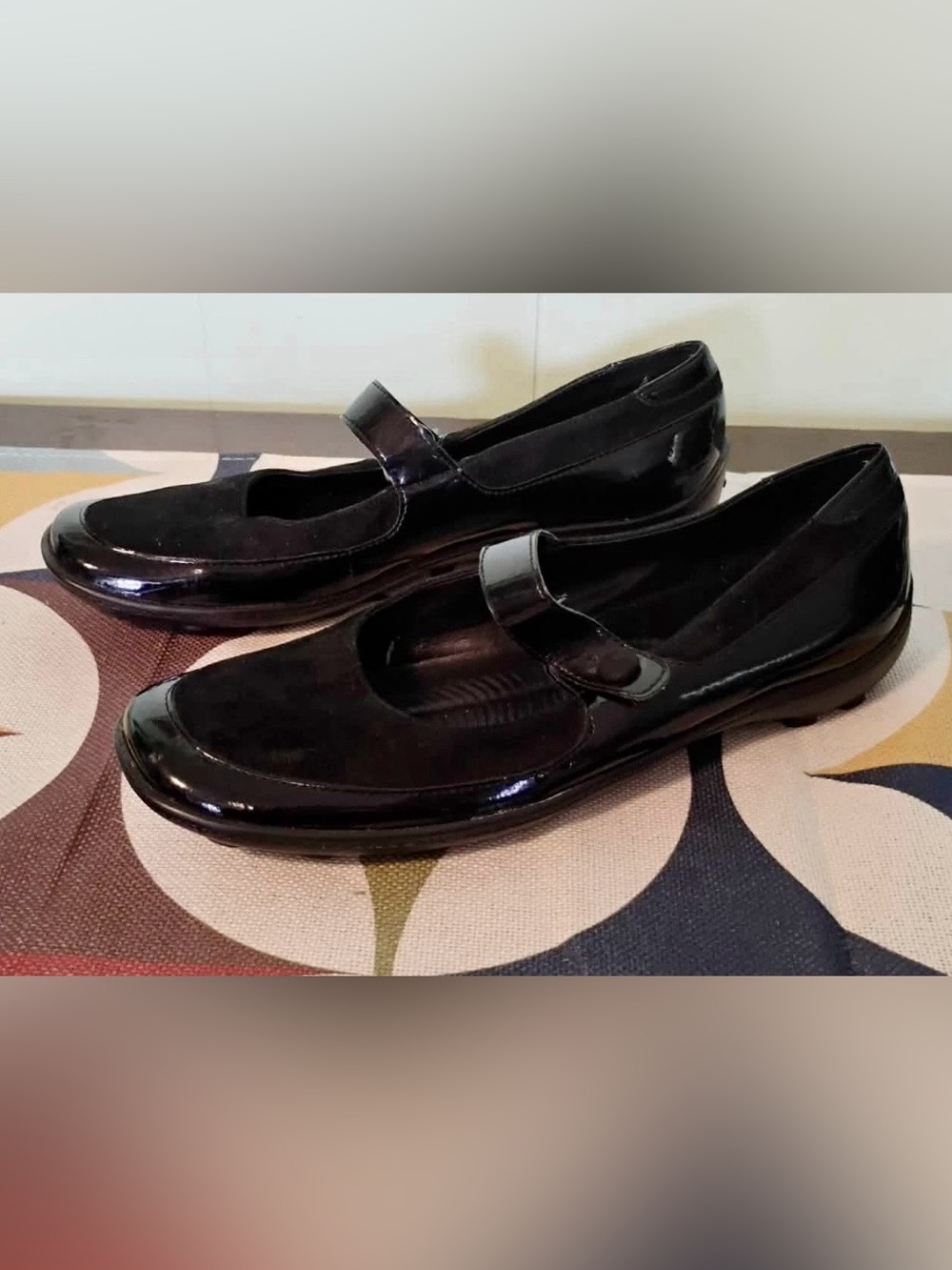 Trotters Black Mary Jane Comfort Shoes Women's US 7 Leather